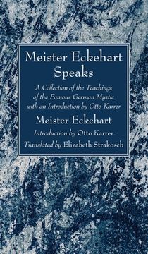 portada Meister Eckehart Speaks (in English)