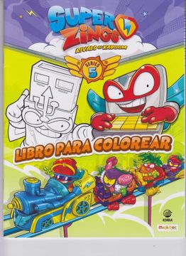 portada Libro Para Colorear Superzings Series 5 - España