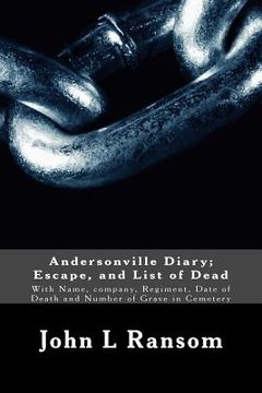 Andersonville Diary; Escape, and List of Dead: With Name, company, Regiment, Date of Death and Number of Grave in Cemetery (en Inglés)