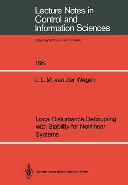 portada local disturbance decoupling with stability for nonlinear systems (en Inglés)