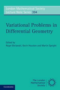 portada variational problems in differential geometry