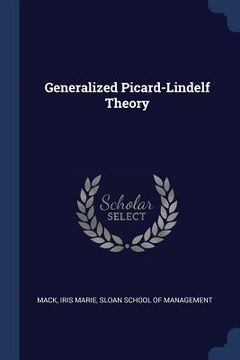 portada Generalized Picard-Lindelf Theory (en Inglés)