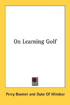 portada on learning golf (en Inglés)