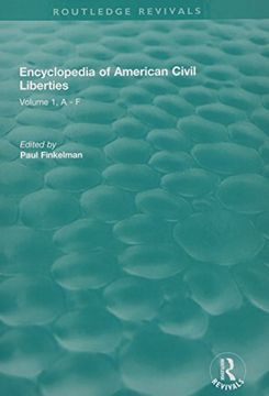 portada Routledge Revivals: Encyclopedia of American Civil Liberties (2006): Volume 1, a - F (en Inglés)