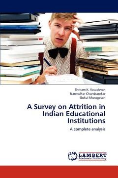 portada a survey on attrition in indian educational institutions (en Inglés)
