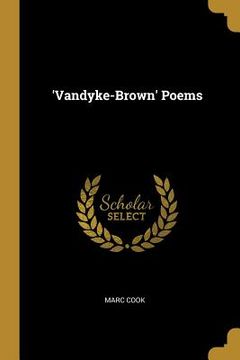 portada 'Vandyke-Brown' Poems (en Inglés)