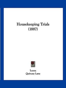 portada housekeeping trials (1887) (en Inglés)