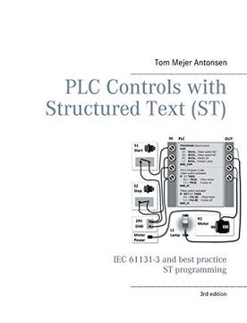 portada Plc Controls With Structured Text (St), v3 Monochrome: Iec 61131-3 and Best Practice st Programming (en Inglés)