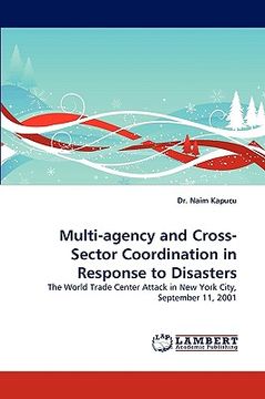 portada multi-agency and cross-sector coordination in response to disasters (en Inglés)