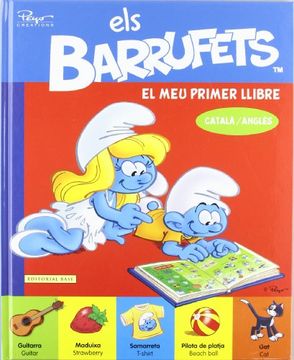 portada El meu primer llibre dels Barrufets (catalÃ-anglÃ s) (en Catalá)