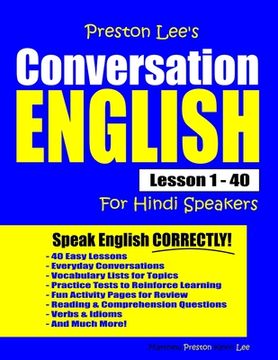 portada Preston Lee's Conversation English For Hindi Speakers Lesson 1 - 40 (en Inglés)