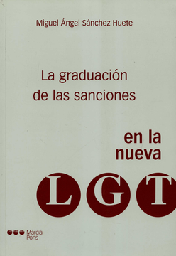 portada La graduación de las sanciones en la nueva LGT