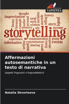 portada Affermazioni autosemantiche in un testo di narrativa (in Italian)