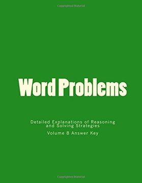 portada Word problems-Detailed Explanations of Reasoning and Solving Strategies: Volume 8 Answer Key