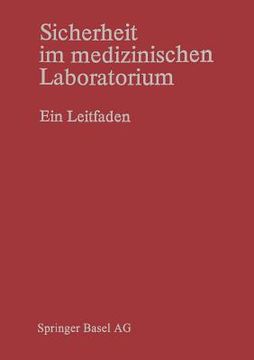 portada sicherheit im medizinischen laboratorium: ein leitfaden (in German)