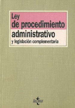 portada ley de procedimiento administrativo y legislacion complementaria