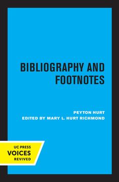 portada Bibliography and Footnotes, Third Edition: A Style Manual for Students and Writers 