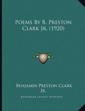 portada poems by b. preston clark jr. (1920) (en Inglés)