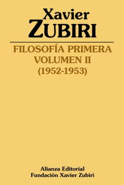 portada Filosofía Primera (1952-1953): Volumen ii