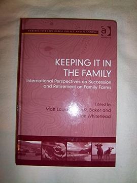 portada Keeping It in the Family: International Perspectives on Succession and Retirement on Family Farms (in English)