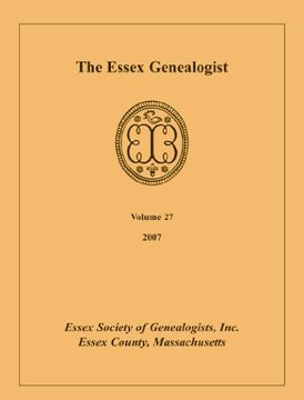 portada The Essex Genealogist, Volume 27, 2007