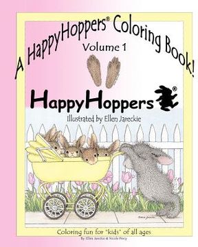 portada a happyhoppers coloring book - volume 1 (en Inglés)