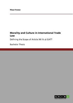 portada morality and culture in international trade law