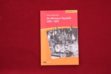 portada Die Weimarer Republik 1929-1933. (en Alemán)