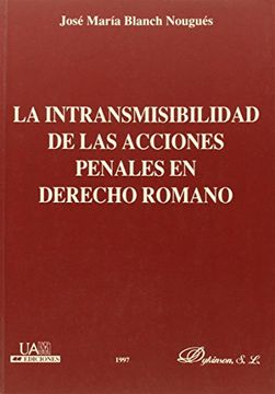 portada La intransmisibilidad de las acciones penales