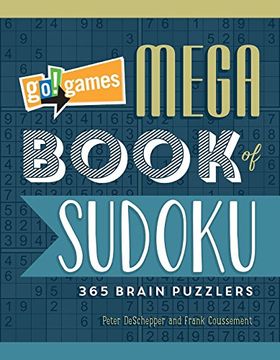 portada Go! Games Mega Book of Sudoku: 365 Brain Puzzlers (en Inglés)