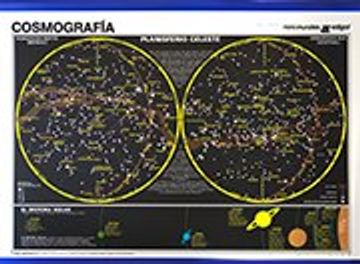 portada Cosmograf’a, hemisferio boreal y austral: Cosmografía (Láminas de Ciencias de La Tierra)