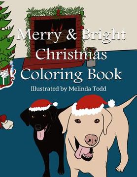 portada Merry and Bright Christmas Coloring Book (en Inglés)