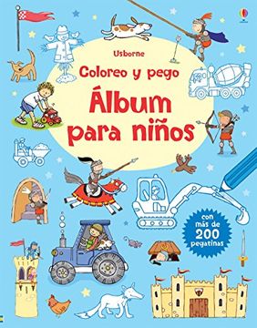 portada Álbum Para Niños. Coloreo y Pego (in Spanish)