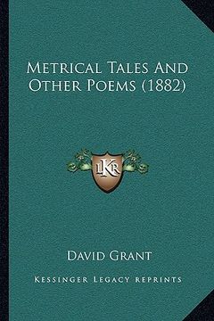 portada metrical tales and other poems (1882) (en Inglés)