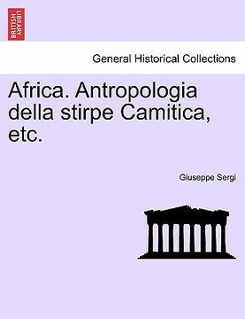 portada africa. antropologia della stirpe camitica, etc. (en Inglés)
