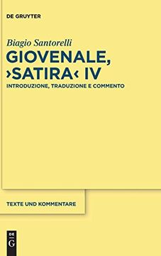 portada Giovenale, Satira iv (en Italiano)