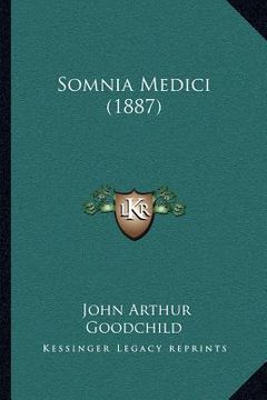 portada somnia medici (1887) (en Inglés)