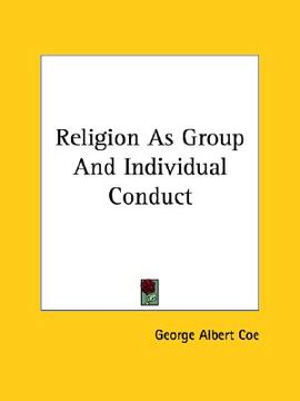 portada religion as group and individual conduct