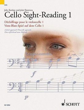 portada cello sight-reading 1: dechiffrage pour le violoncelle 1/vom-blatt-spiel auf dem cello 1 (en Inglés)