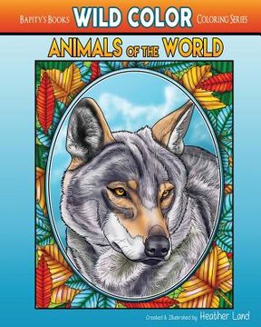 portada Animals of the World: Adult Coloring Book (en Inglés)
