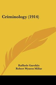 portada criminology (1914) (en Inglés)