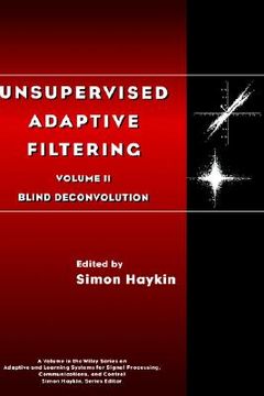 portada unervised adaptive filtering, blind deconvolution