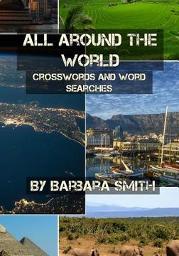 portada All Around the World: Word Searches and Crossword Puzzles (en Inglés)
