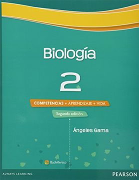 portada Biologia 2. Competencias + Aprendizaje + Vida Bachillerato