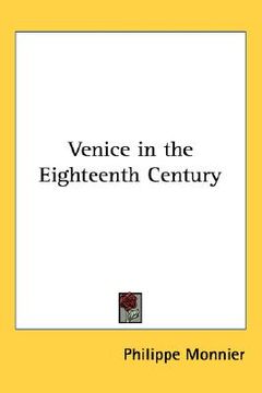 portada venice in the eighteenth century (en Inglés)