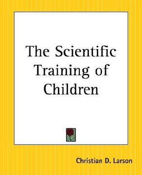 portada the scientific training of children (en Inglés)