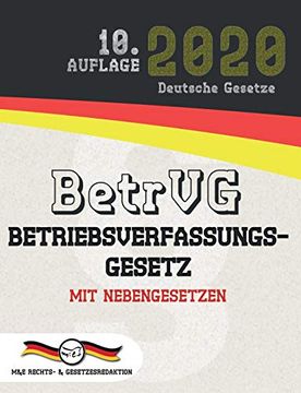 portada Betrvg - Betriebsverfassungsgesetz: Mit Nebengesetzen (Aktuelle Gesetze 2020) (in German)