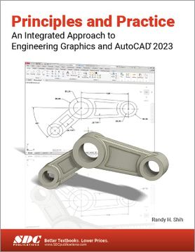 portada Principles and Practice an Integrated Approach to Engineering Graphics and AutoCAD 2023