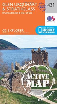 portada Glen Urquhart and Strathglass 1 : 25 000 (OS Explorer Active Map)