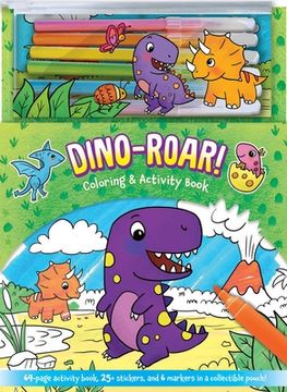 portada Dino-Roar! Coloring & Activity Book (Marker Pouch) (in English)